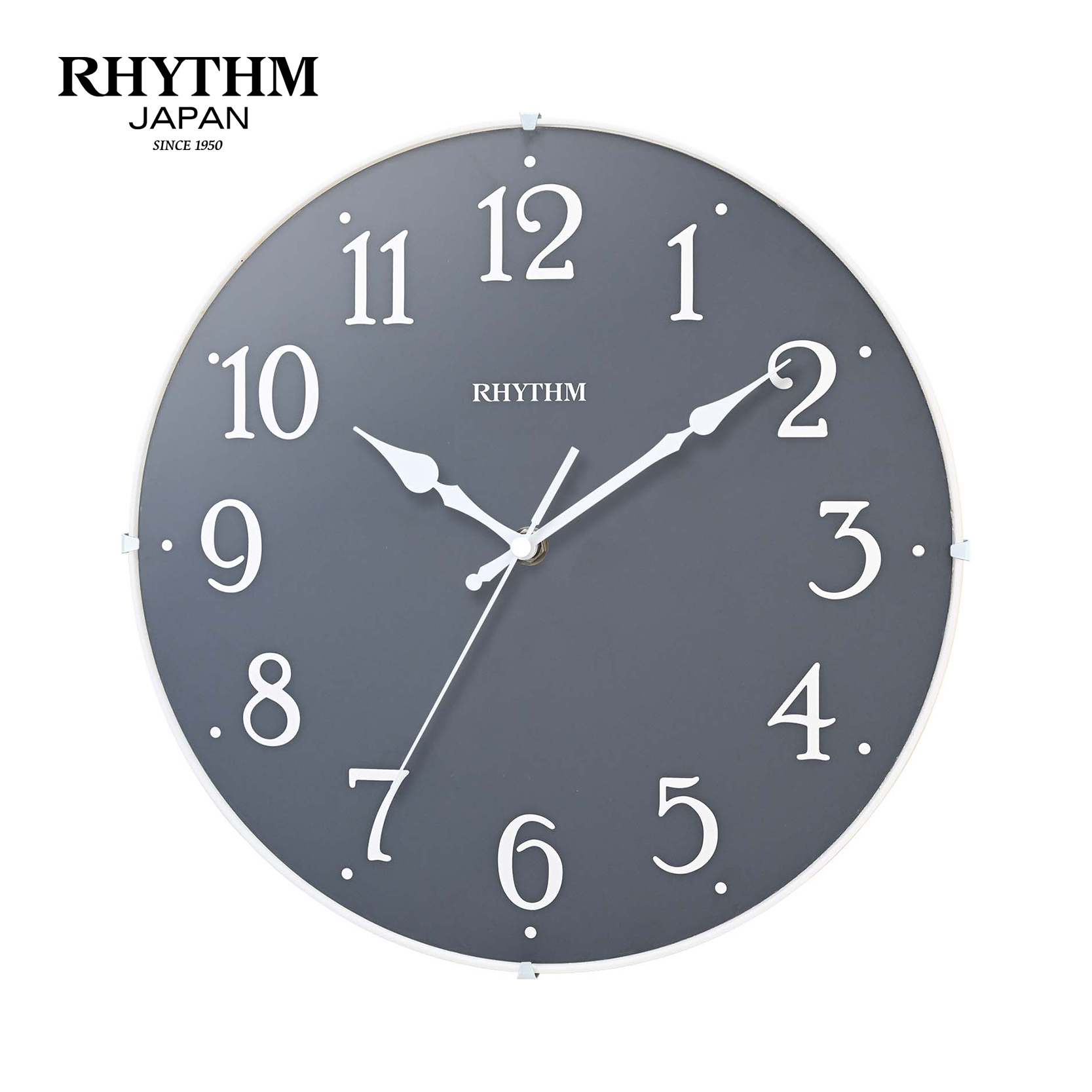 Đồng hồ Rhythm CMG630NR03 – Kt 30.7 x 5.4cm, 622kg. Vỏ nhựa. Dùng Pin.