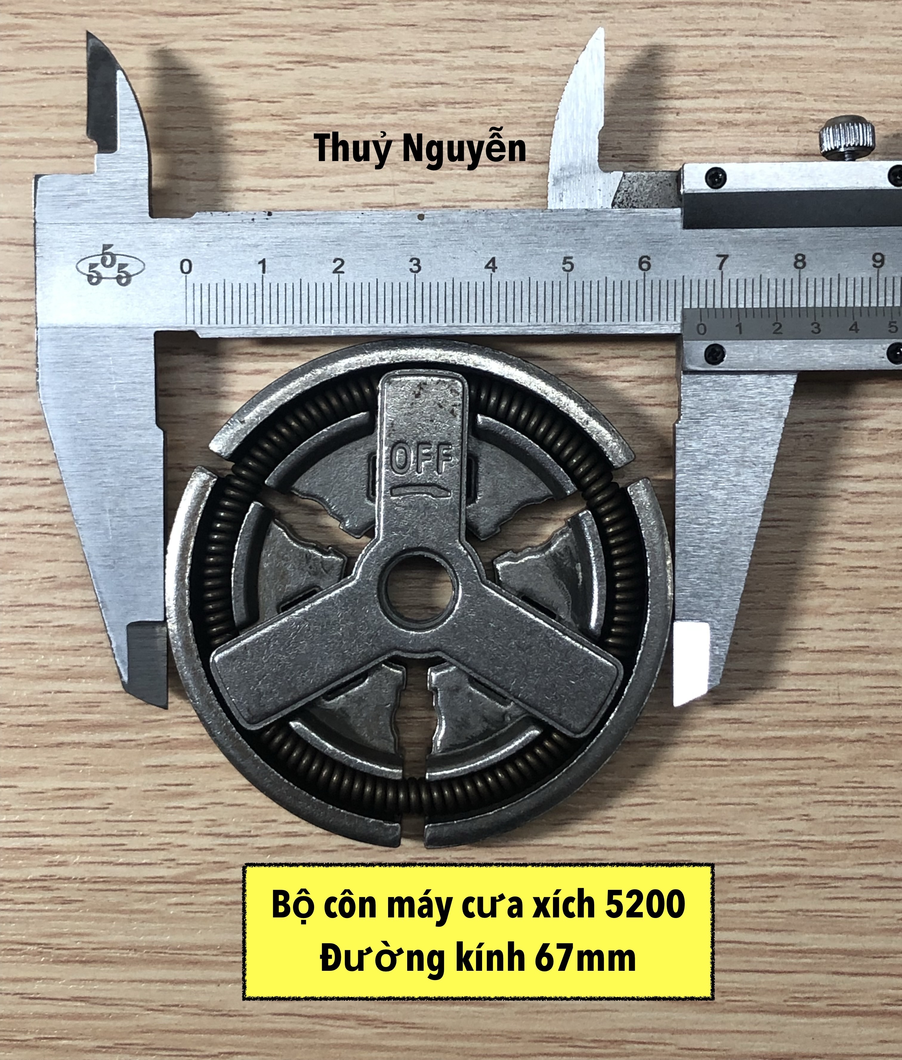 Bộ ly hợp , bố ly hợp máy cưa xích 5200, 5900, 52cc