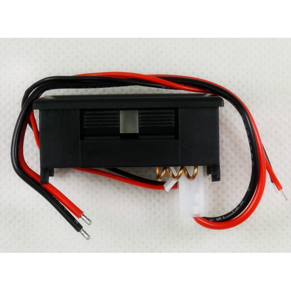 DC 3.5-30V Mini 5 Digit Digital Red LED Ammeter Current Meter Panel Car