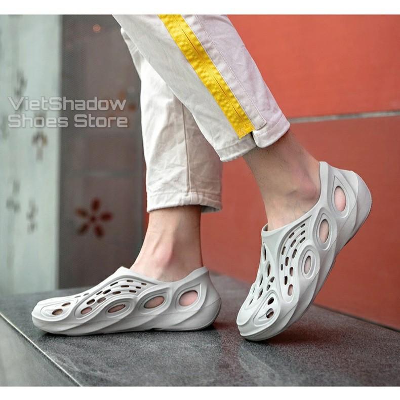 Giày nhựa siêu nhẹ Foam Runner - Chất liệu nhựa EVA với 5 màu trắng, đen, xám, be và da cam - Mã SP M071