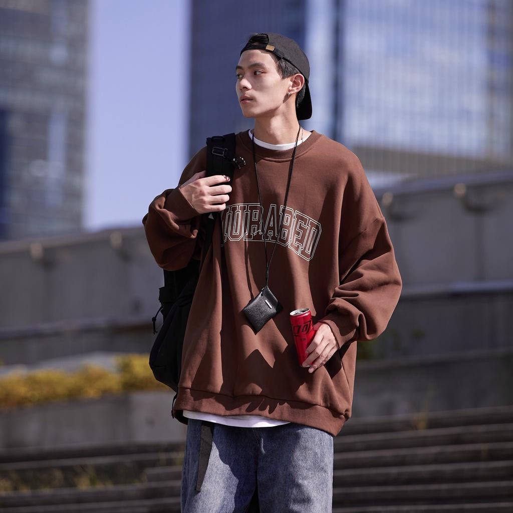 Áo sweater nỉ bông cotton dày mịn - hoodie form rộng unisex Murabed - 2N Unisex