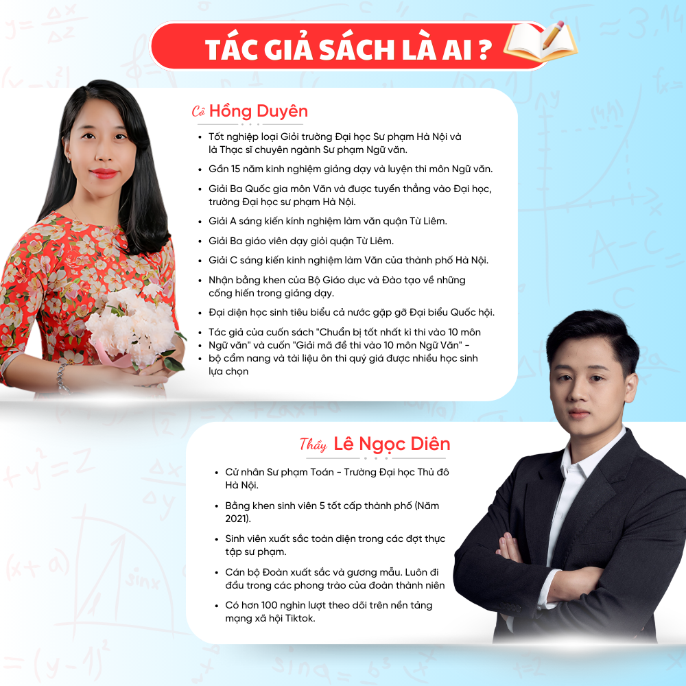 [Lớp 9 chương trình mới] Combo sách Bứt phá 9+ điểm thi vào 10 môn Toán và Ngữ văn - Tổng ôn và luyện đề - HOCMAI