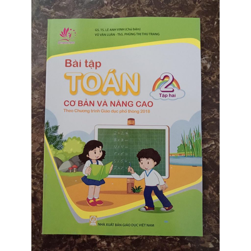 Sách - Combo Bài tập toán cơ bản và nâng cao lớp 2