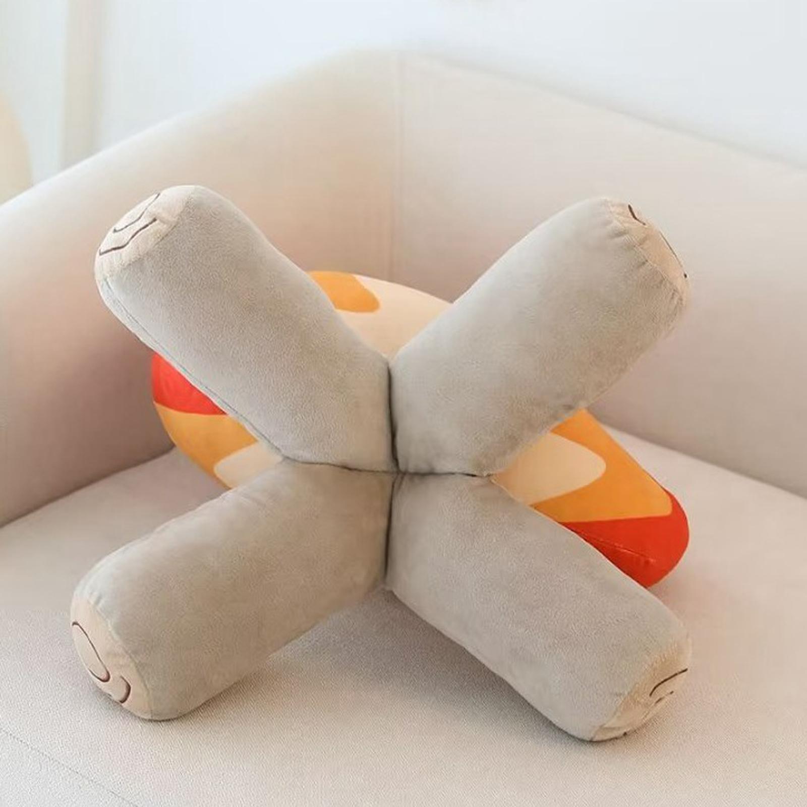 Stuffed Doll Soft Sleeping Pillow Flame Pillow for  Room Birthday Gifts