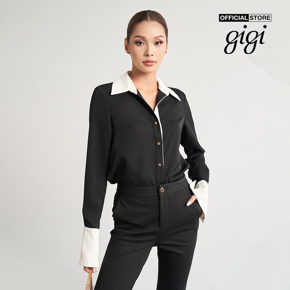 GIGI - Áo sơ mi nữ cổ bẻ tay dài thanh lịch G1107T222259