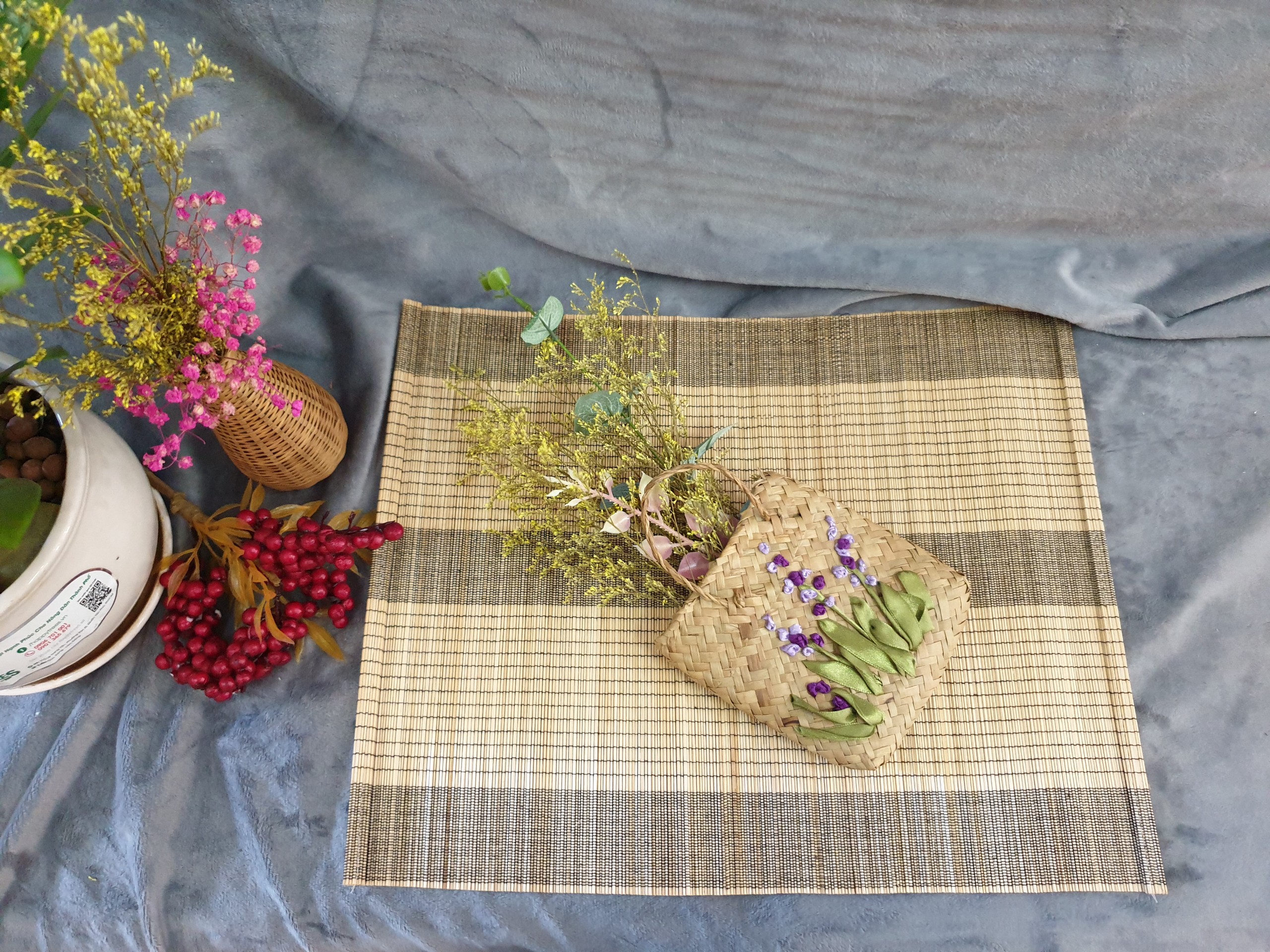 Mành tăm cuốn shushi, mành tre xinh xắn