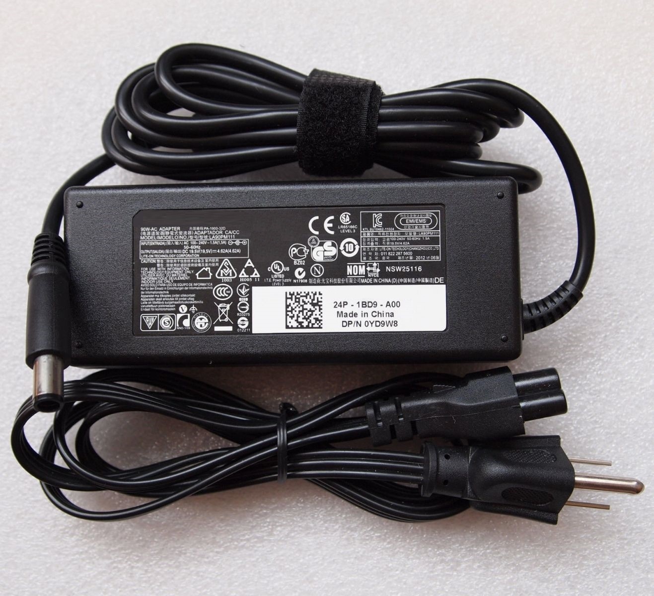 Sạc cho laptop Dell Latitude 3570 Adapter 19.5V-3.34A, 19.5V-4.62A