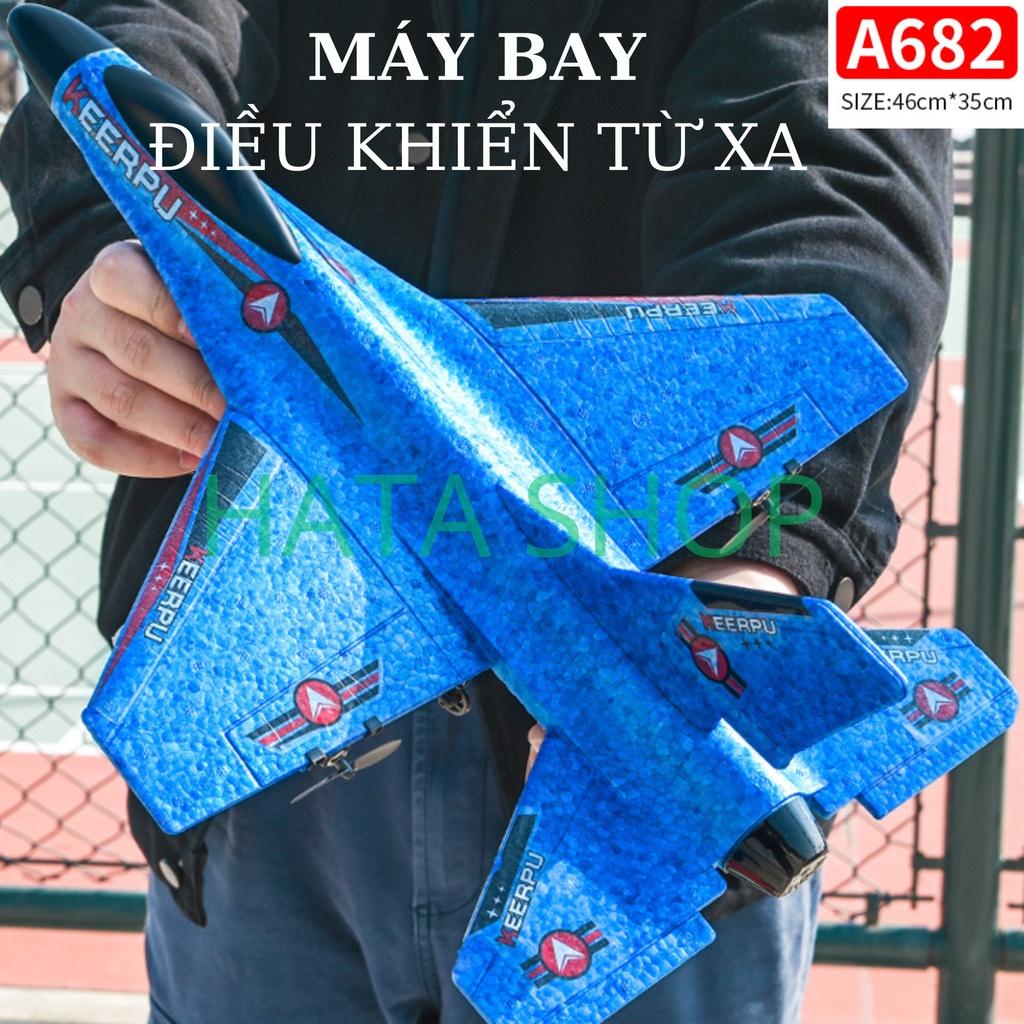 Máy Bay Điều Khiển Từ Xa A682 Bản 2 Pin Sạc Bay Xa 600m Size Lớn 46cm