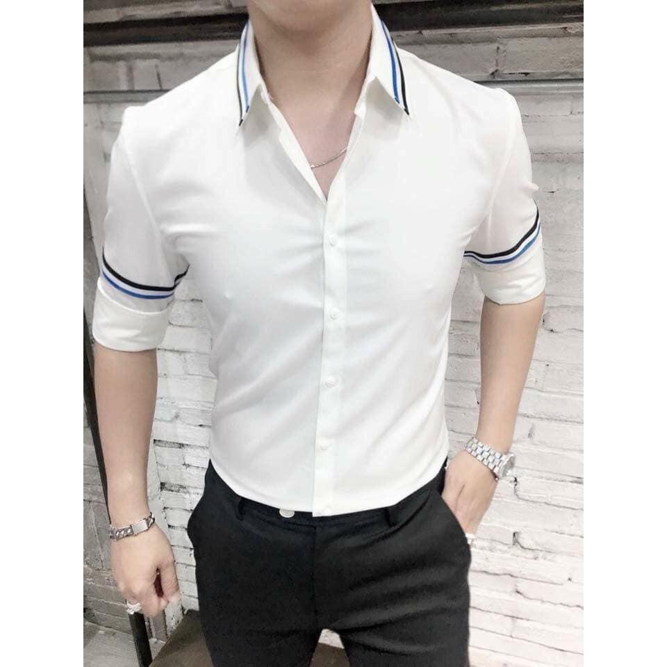 ÁO SƠ MI KẺ TAY