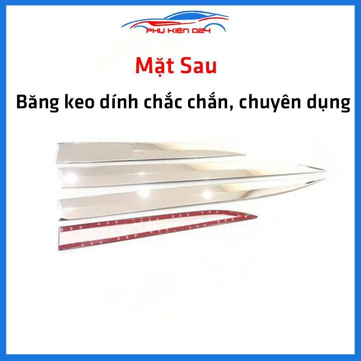 Bộ ốp nẹp sườn Tucson 2016-2017-2018-2019-2020-2021-2022 mạ crom bản to trang trí làm đẹp xe