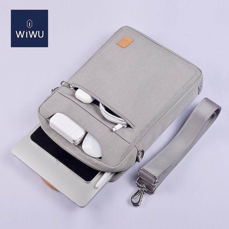 Túi đeo dọc Wiwu Vertical 13" dành cho Macbook, iPad, Surface, Laptop- Hàng chính hãng