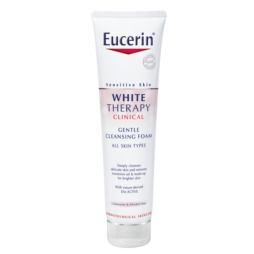 Sữa Rửa Mặt Tạo Bọt Làm Sáng Da Eucerin WHITE THERAPY Gentle Cleansing Foam (150 gr)