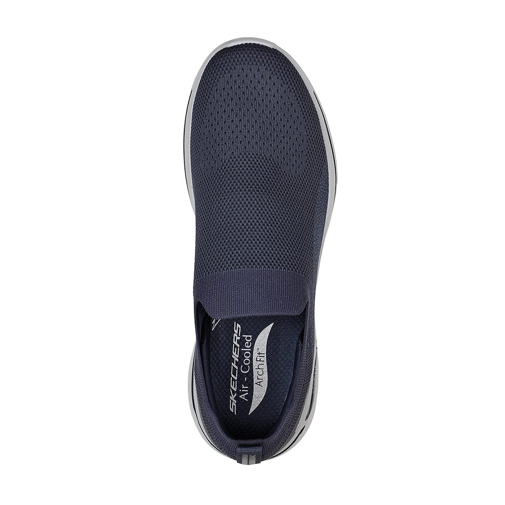 Skechers Nam Giày Thể Thao Xỏ Chân Đi Bộ Tập Gym, Thường Ngày, Đi Học, Đi Làm GOwalk Arch Fit Seltos Walking Arch Fit, Comfort Pillar Technology, Stretch Fit, Ultra Go - 216136-NVY