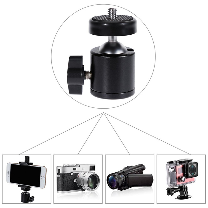 Ball head mini Q29 xoay 360 độ chuẩn ốc 1/4 tripod