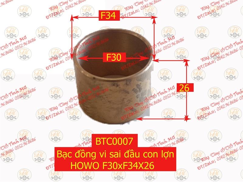 Bạc đồng vi sai đầu con lợn HOWO F30xF34X26