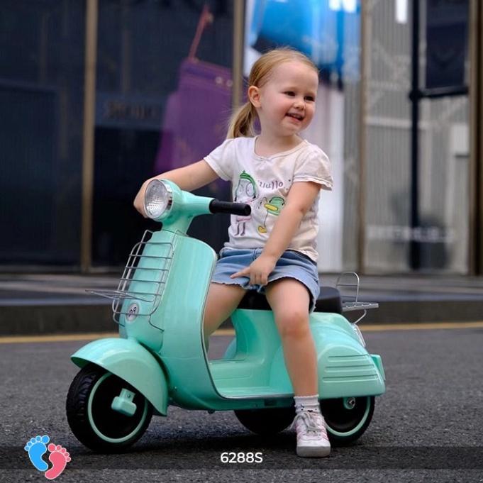 Xe máy điện vespa cho bé BABY PLAZA 6288S