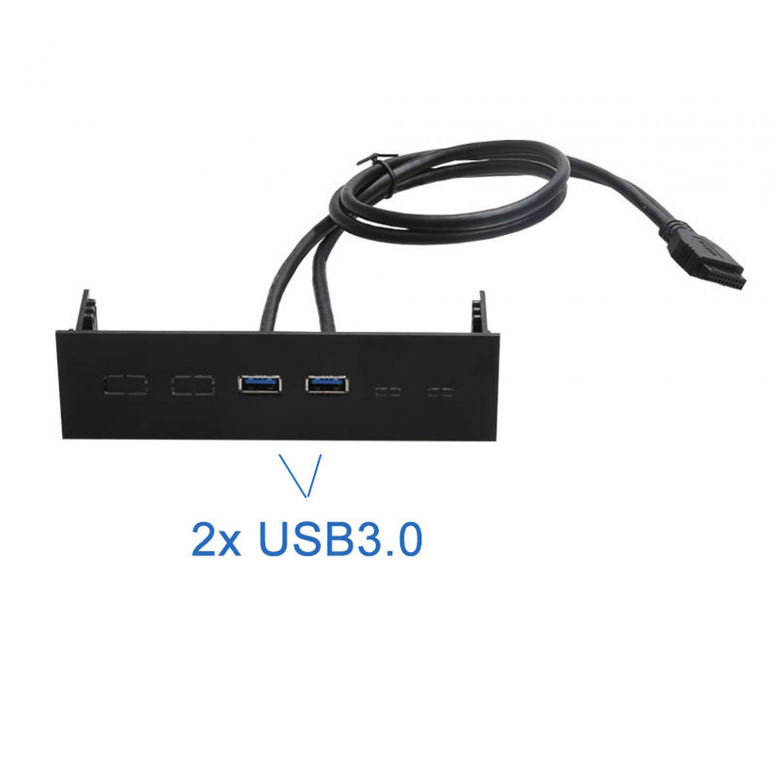 5.25" Front Panel Optical Drive Front Panel,Multifunction,High Speed USB Hubs Plug and Play USB Front Panel Adapter ,Computer Expansion Board