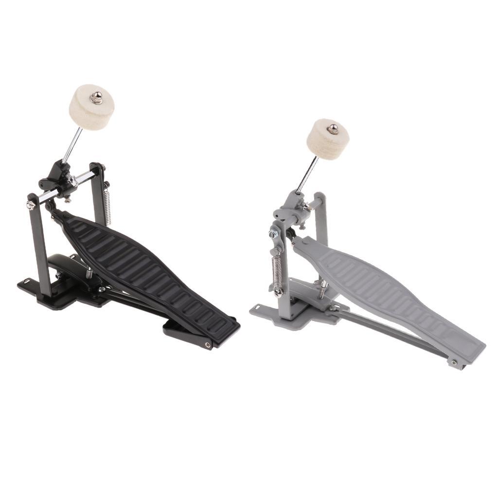 Single Spring Bass Drum Pedal with Drum Wool Beater for Children Gift