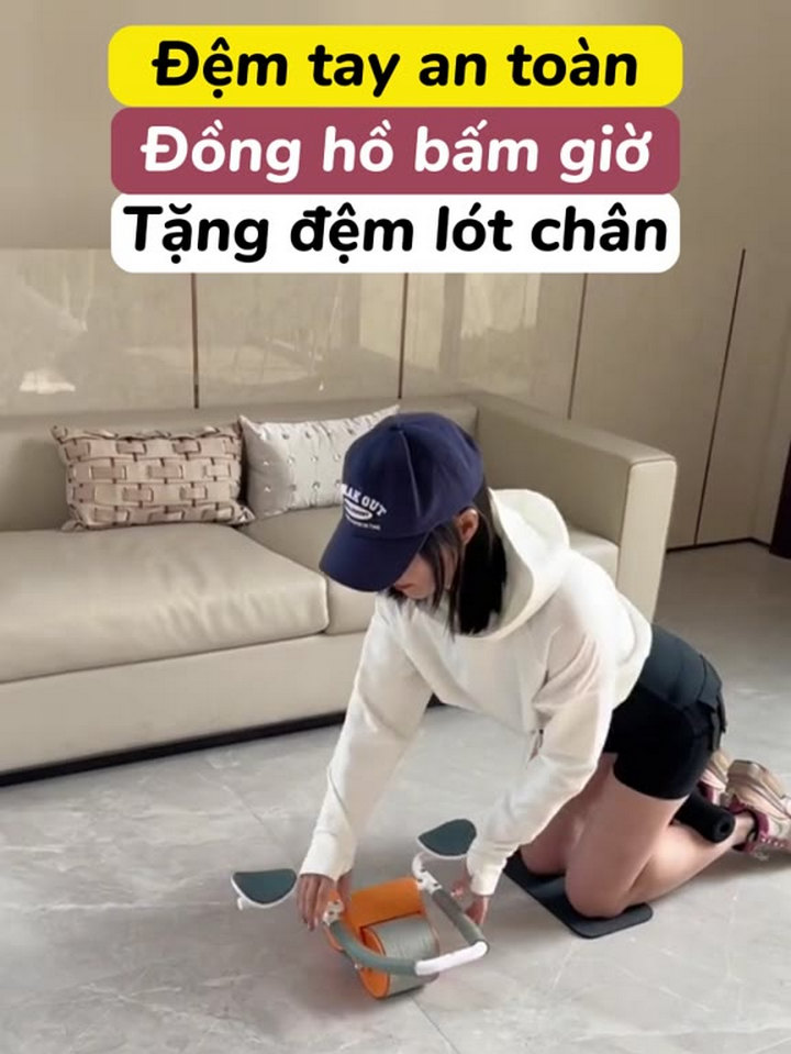 Con Lăn Khuỷu Tay Tập Squat Cơ Bụng FITGym Pro - Home and Garden