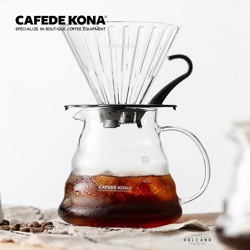 Bộ combo pha cà phê V60 02 phổ thông CAFEDE KONA