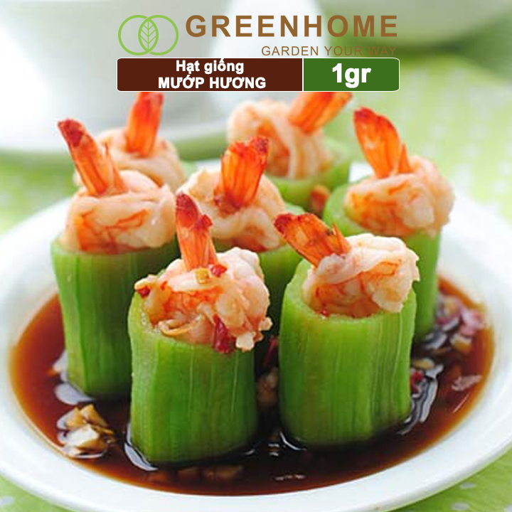 Hạt Giống Mướp Hương Greenhome, Gói 5 Hạt, Dễ Trồng Quanh Năm, Nảy Mầm Cao, Thu Hoạch Nhanh, Năng Suất Cao T16