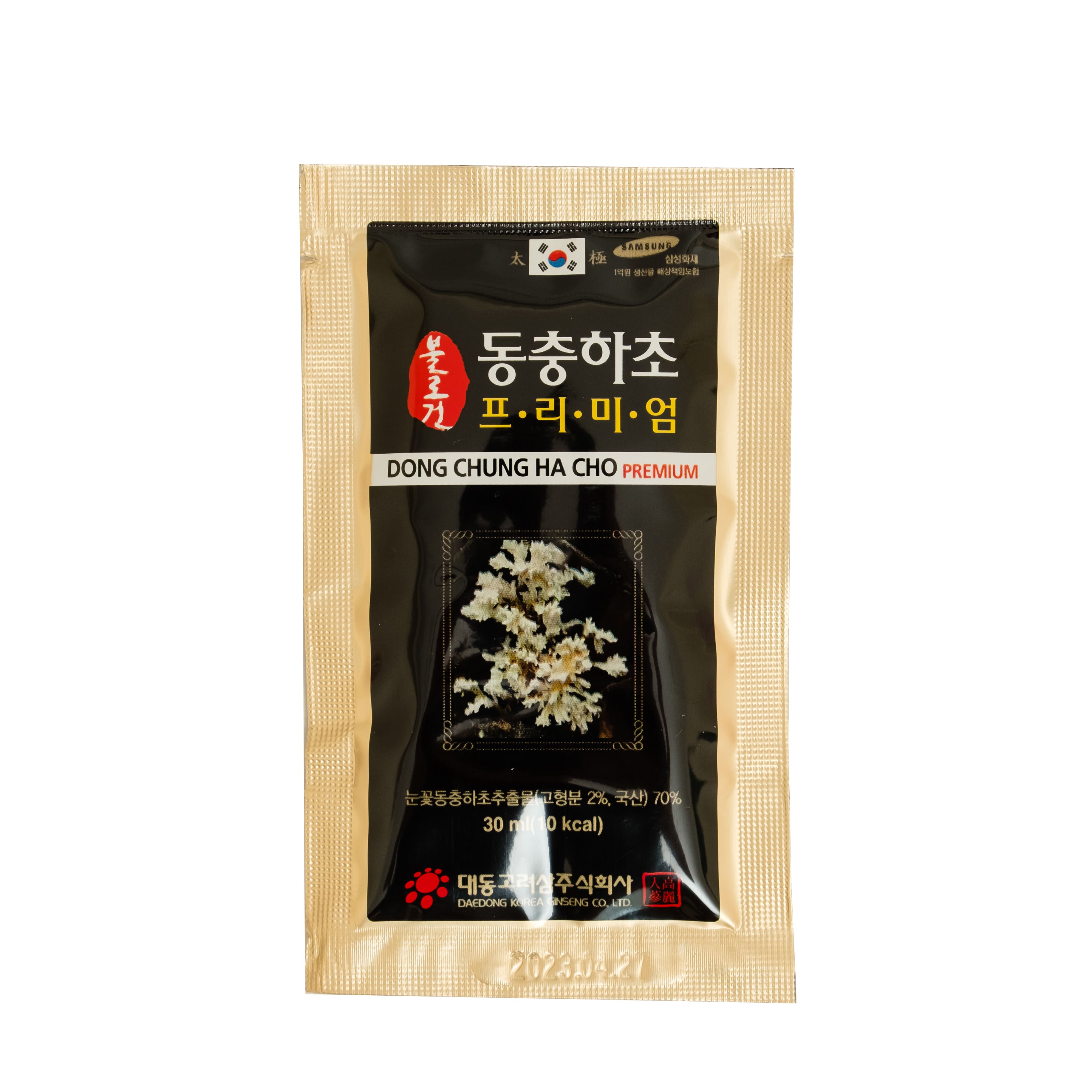 Nước đông trùng hạ thảo Hàn Quốc hộp gỗ 60 gói Daedong Korea Ginseng - Tăng cường sinh lý, bồi bổ phế thận, ổn định nội tiết tố