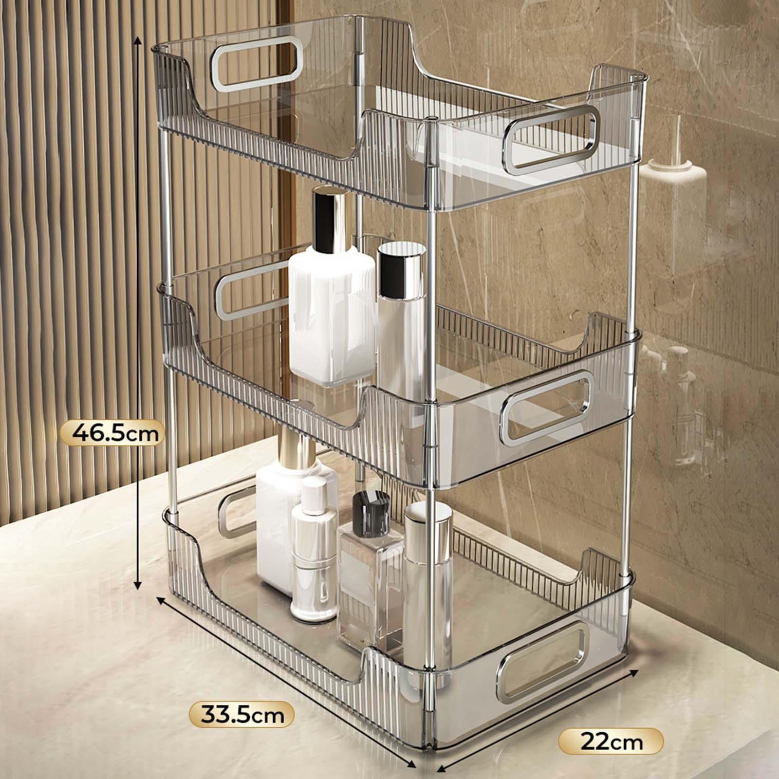 Cosmetic Storage Box Kitchen Spice Rack, Storage for Pantry Countertop Bedroom Kitchen