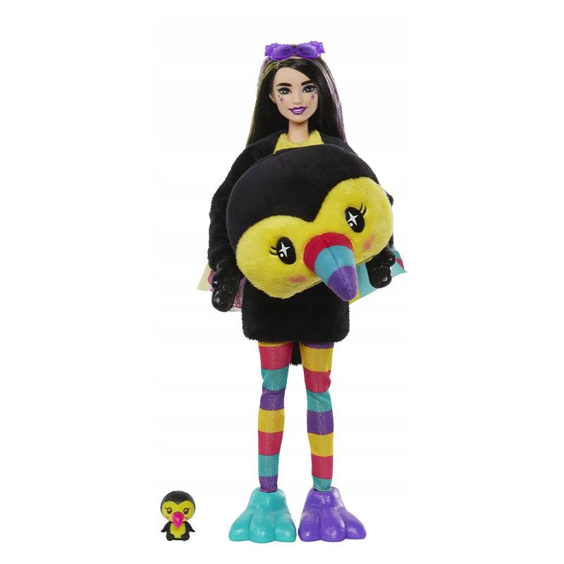 Đồ Chơi BARBIE Búp Bê Barbie Cutie Reveal - Toucan HKR00/HKP97