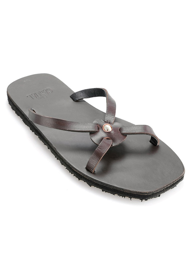 Dép Da Unisex Casual CA632SH03NSM - Nâu