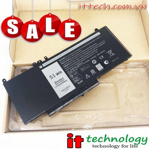 Pin  dùng cho Laptop Dell 6MT4T 7V69Y HK6DV K3JK9 J8FXW