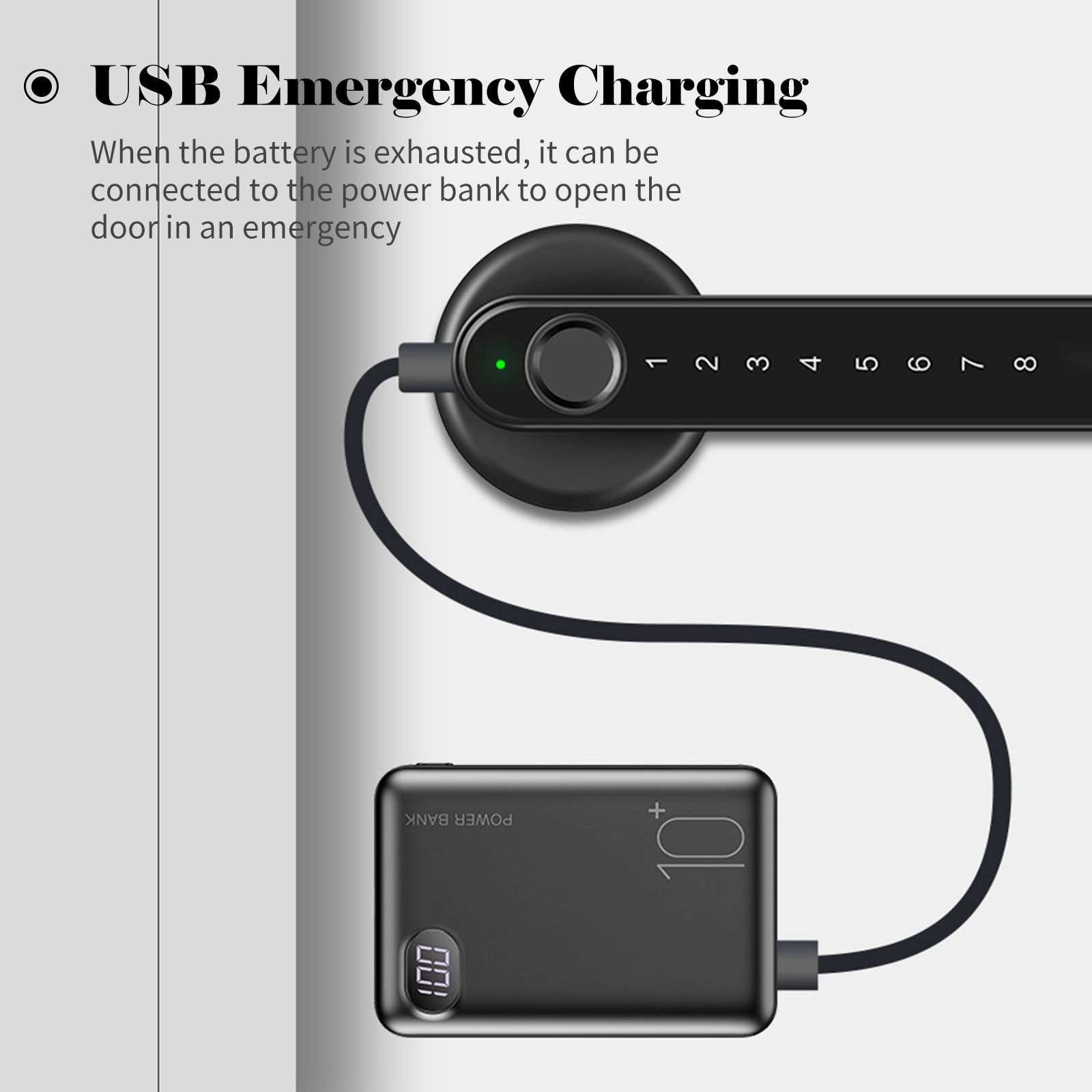 Khóa Cửa Thông Minh Vân Tay & Mật Khẩu F190