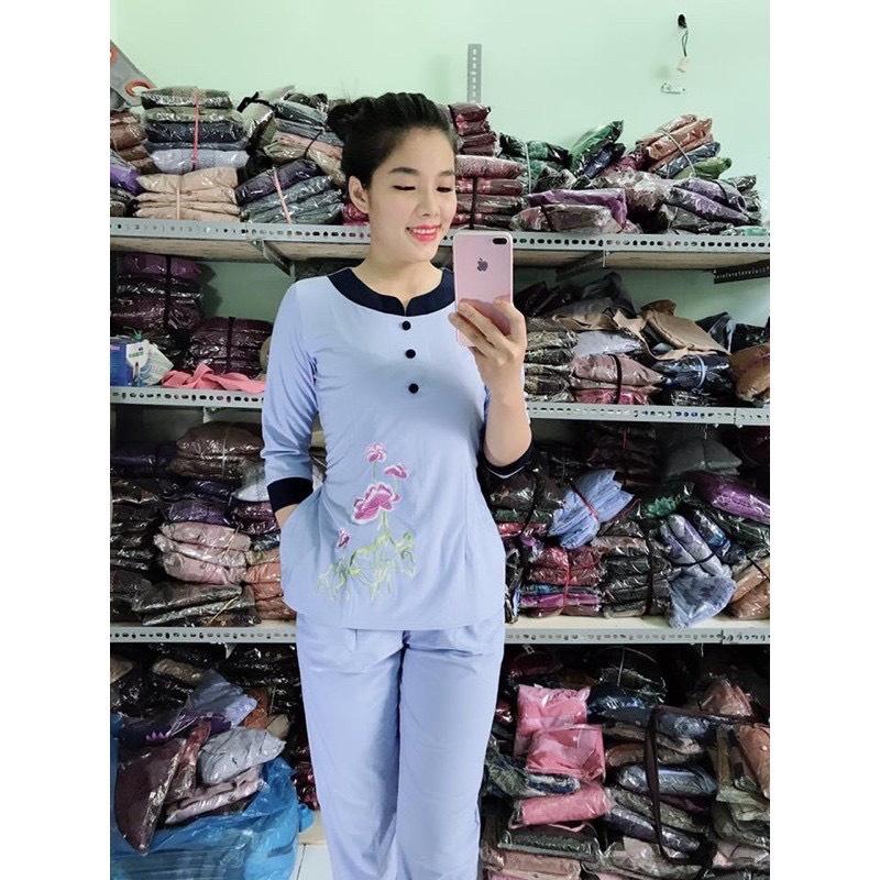 ĐỒ LAM ĐI CHÙA Mẫu Thun Phối