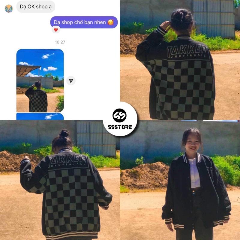áo bomber caro ullzang unisex ảnh thật (nam nữ mặc đều được)