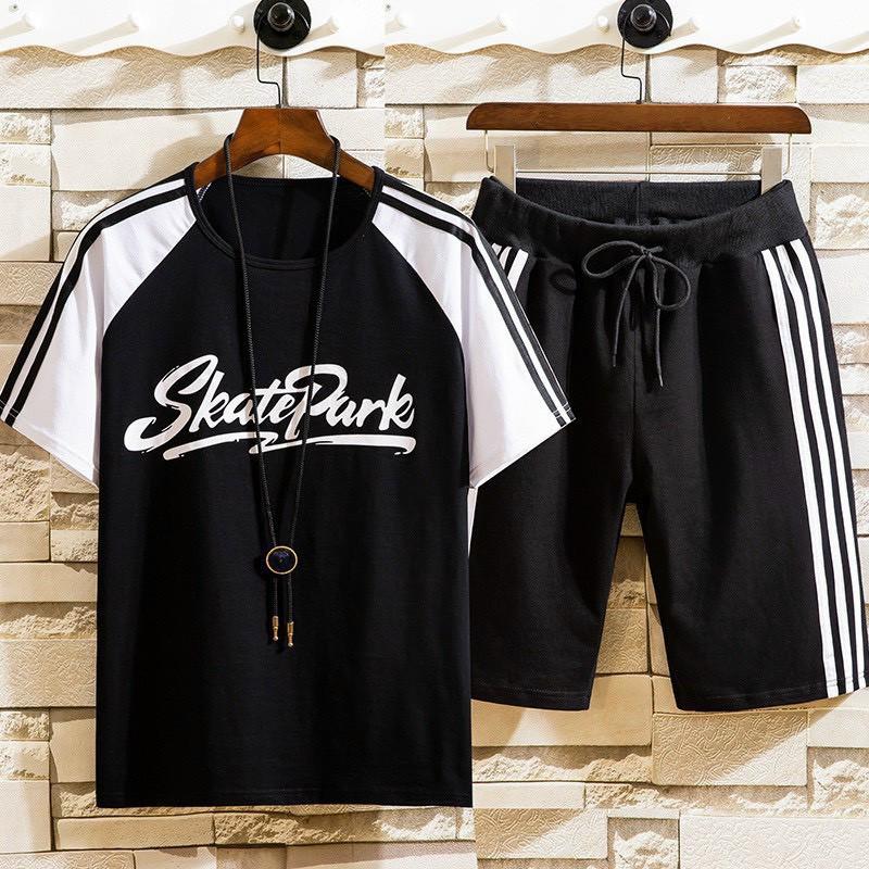 Đồ bộ nam nữ unisex mùa hè chất mè xịn co giãn 4 chiều thoáng mát (Skate)