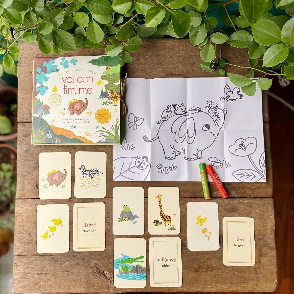 Sách Voi con tìm mẹ - Nhã Nam - BẢN QUYỀN