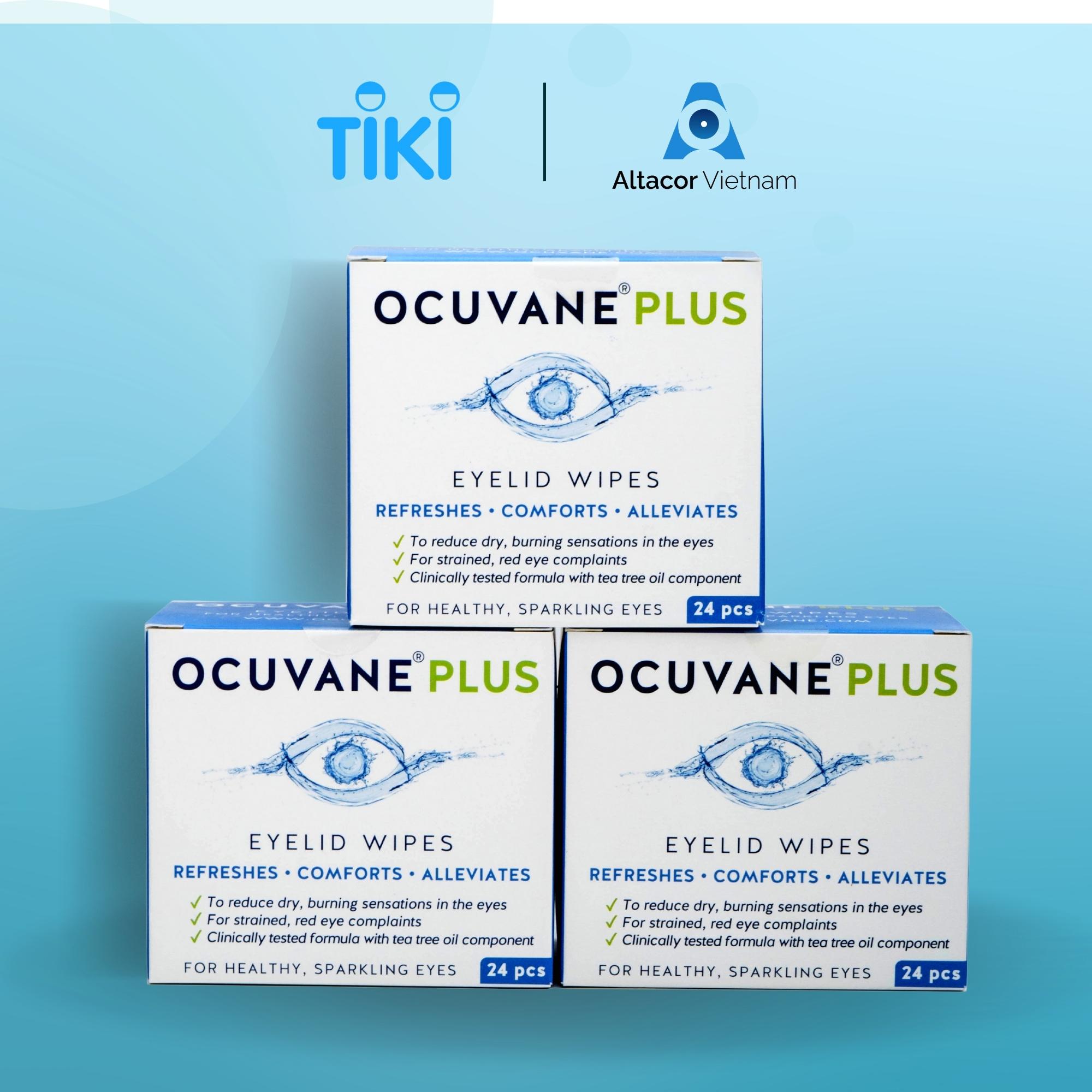 Gạc lau mi Ocuvane Plus 24 miếng - Chính hãng