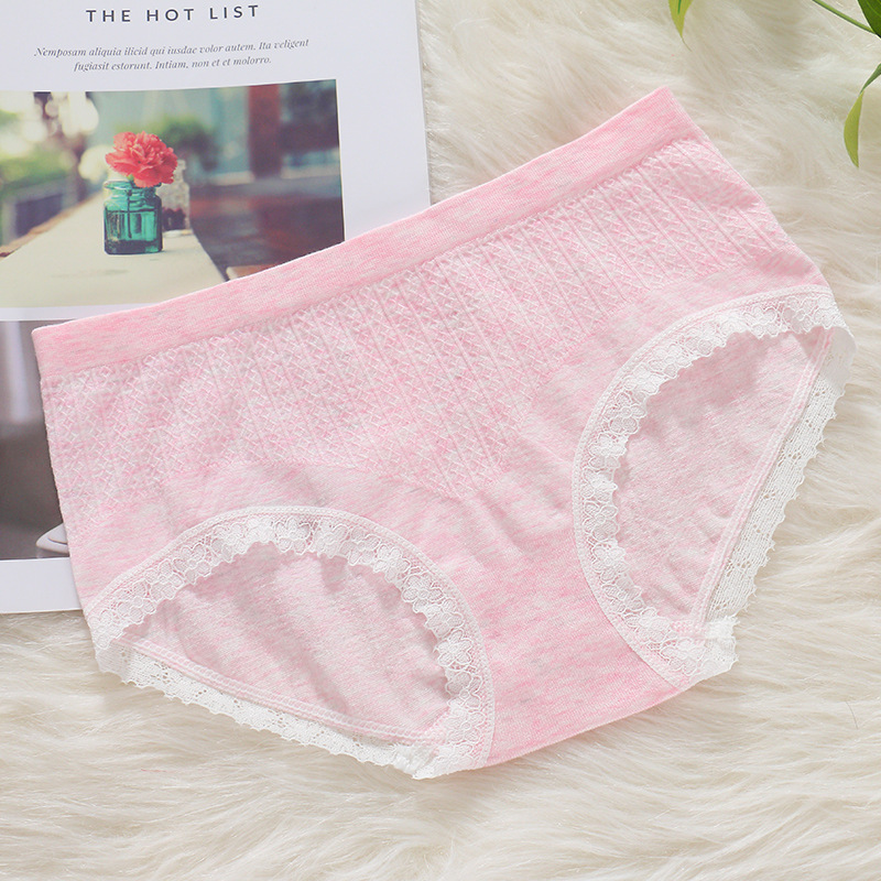 Set 5 quần lót nữ vân muối tiêu cotton kháng khuẩn thông hơi siêu mát