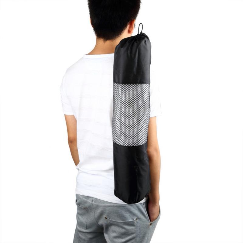 Portable Yoga Net Bag Wear-resistant Yoga Mat Bag Adjustable Carrier Pocket Foldable Washable Fitness Pouch