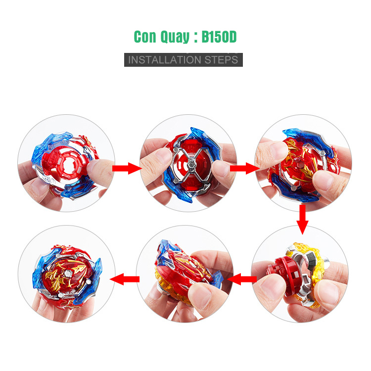  Đồ Chơi Con Quay B150 Kèm Tay Phóng | Con Quay BEYBLADE B150