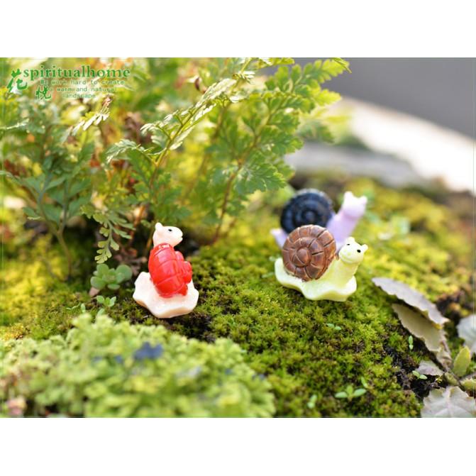 Mô hình ốc sên dễ thương trang trí tiểu cảnh, bonsai, DIY