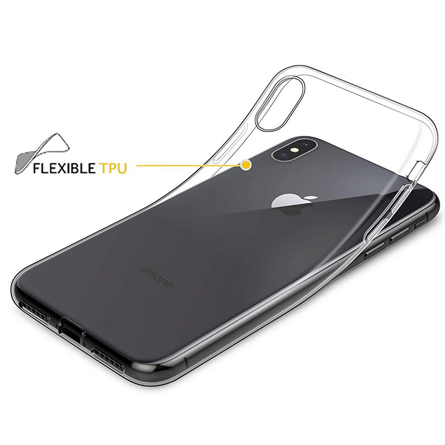 Ốp lưng dẻo dành cho iPhone XS MAX Ultra Thin (mỏng 0.3mm, Trong suốt) - Hàng chính hãng