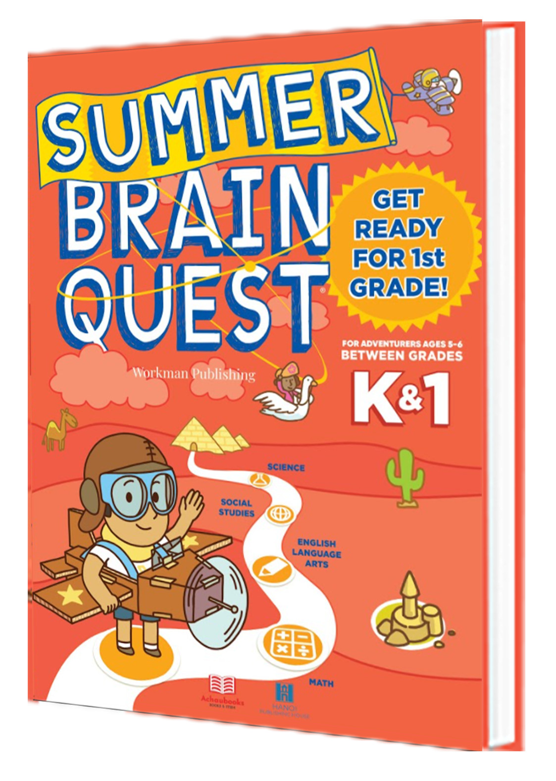 Sách: Summer brain quest - sách tham khảo cấp 1 ( Bộ 5 cuốn )