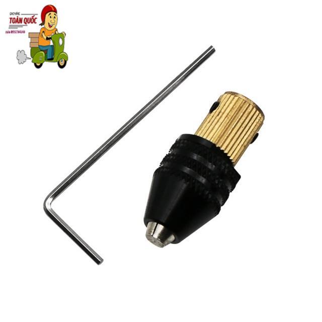 Bộ đầu kẹp giữ mũi khoan 3 chấu 0.5-3.2mm trục 3.17mm