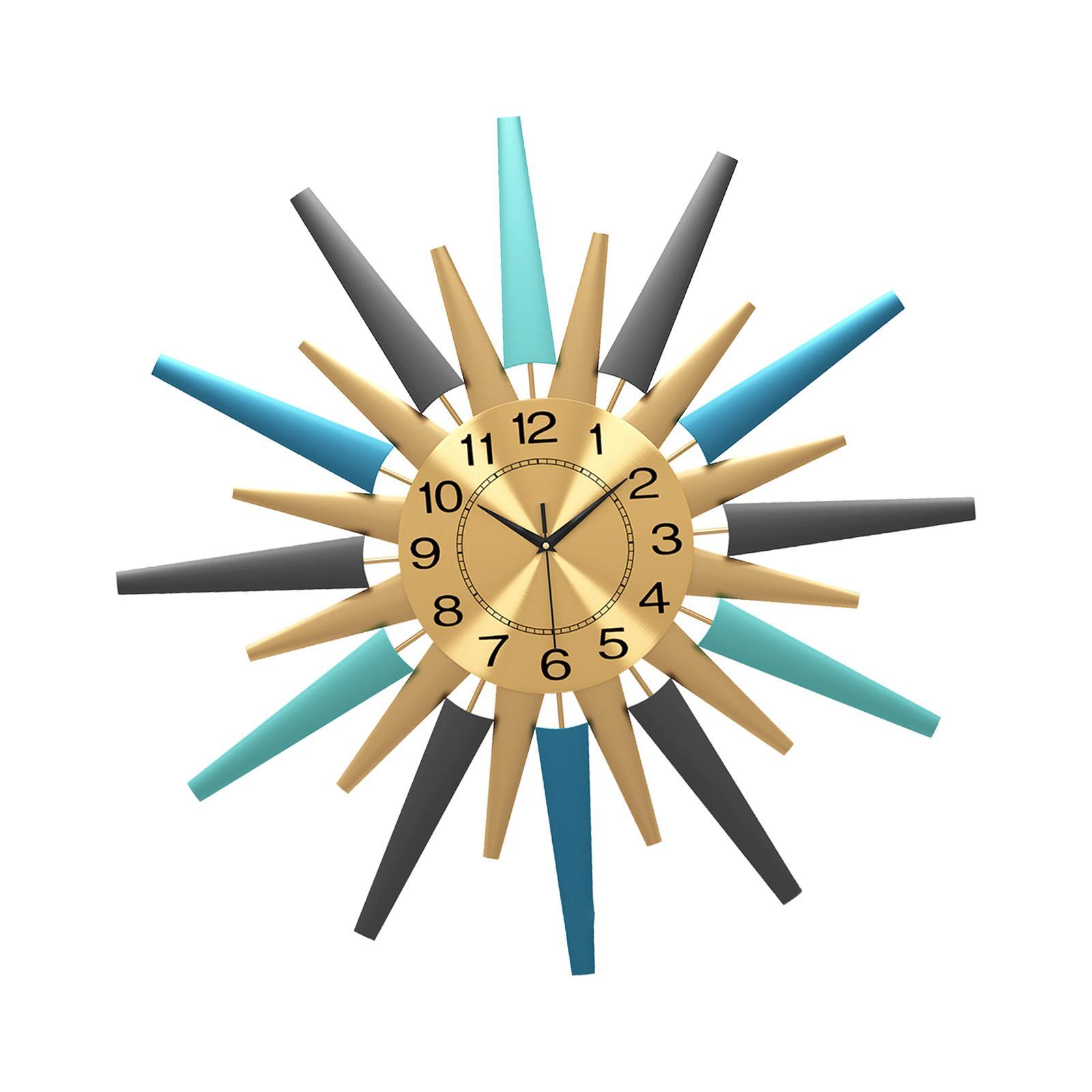 Modern Wall Clock Personality Large Decorative Silent for Kitchen Decorative