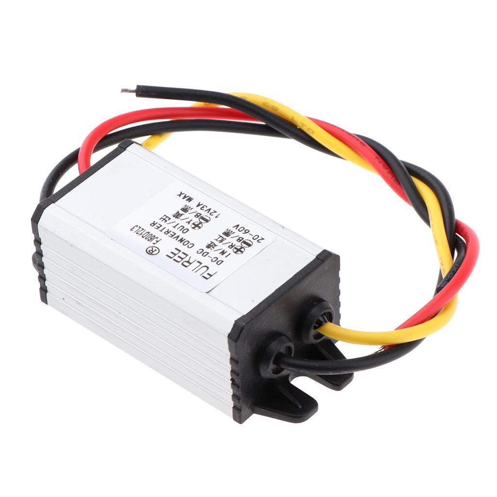 Converter DC 20-60V to 12V 3A   Supply Module Waterproof#2
