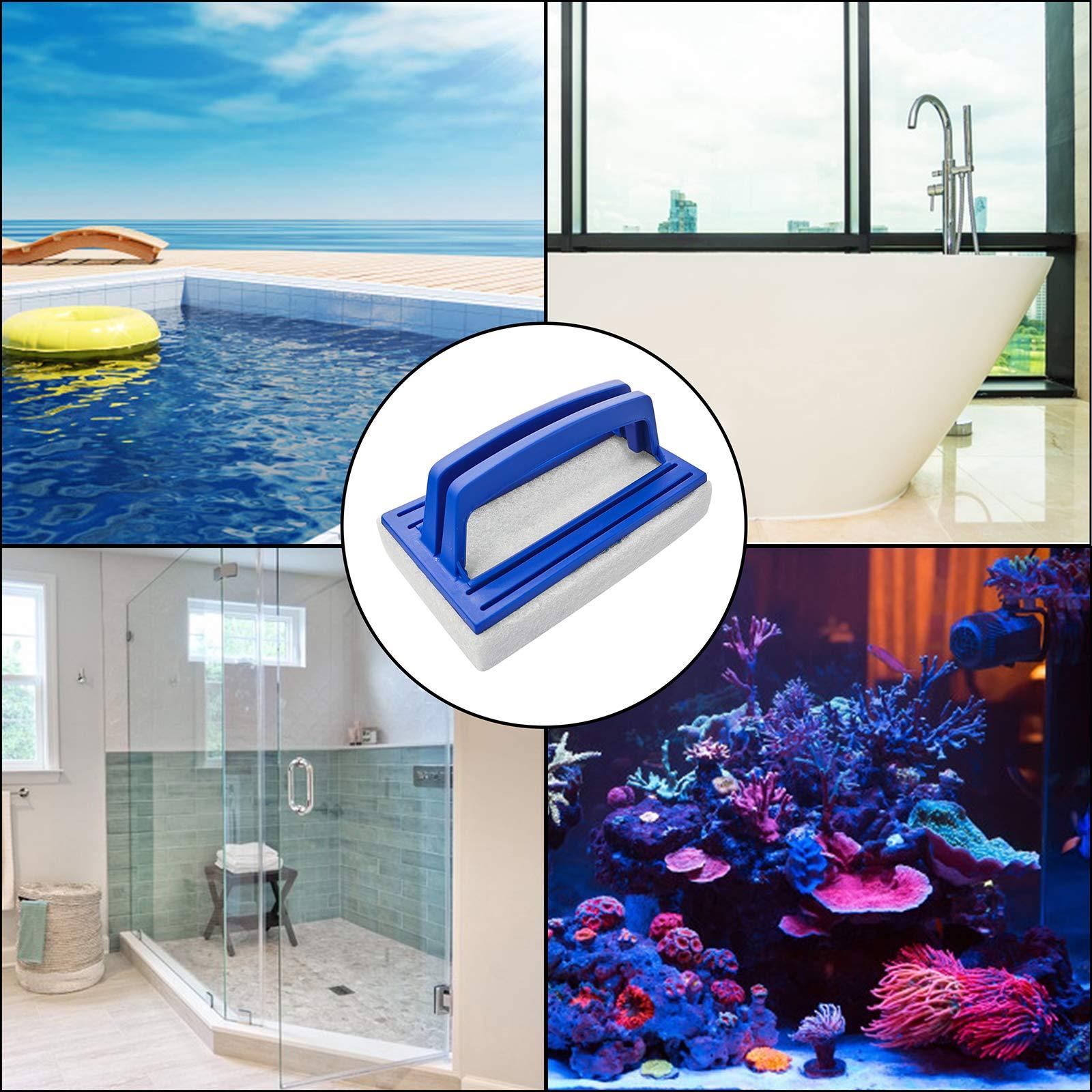 2 miếng cọ Sponge Dòng nước làm sạch bể bơi làm sạch nhựa bàn chải tường bàn chải Biểu đồ nước bàn chải bể bơi để làm sạch các bức tường hồ bơi spa