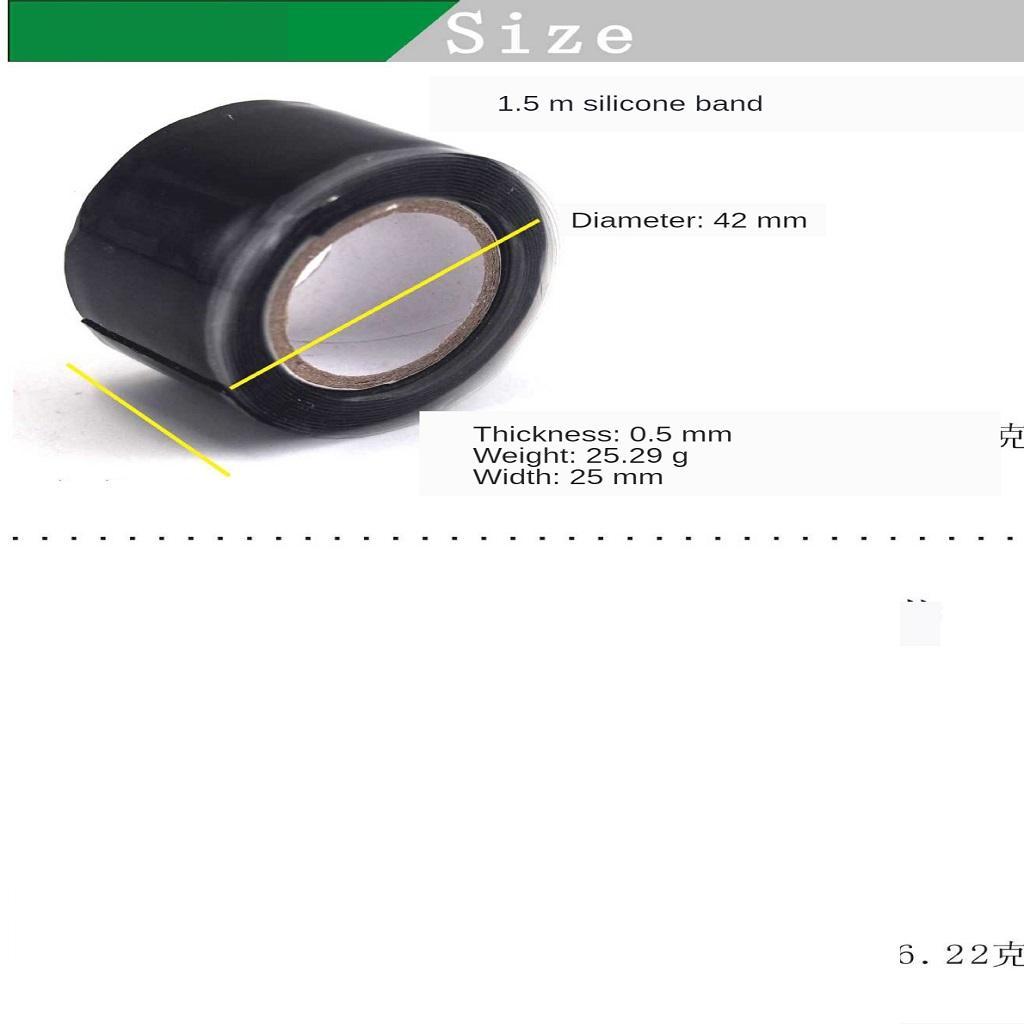 150 Cm Waterproof Electricity High Temperature Resistant Silica Gel Tape