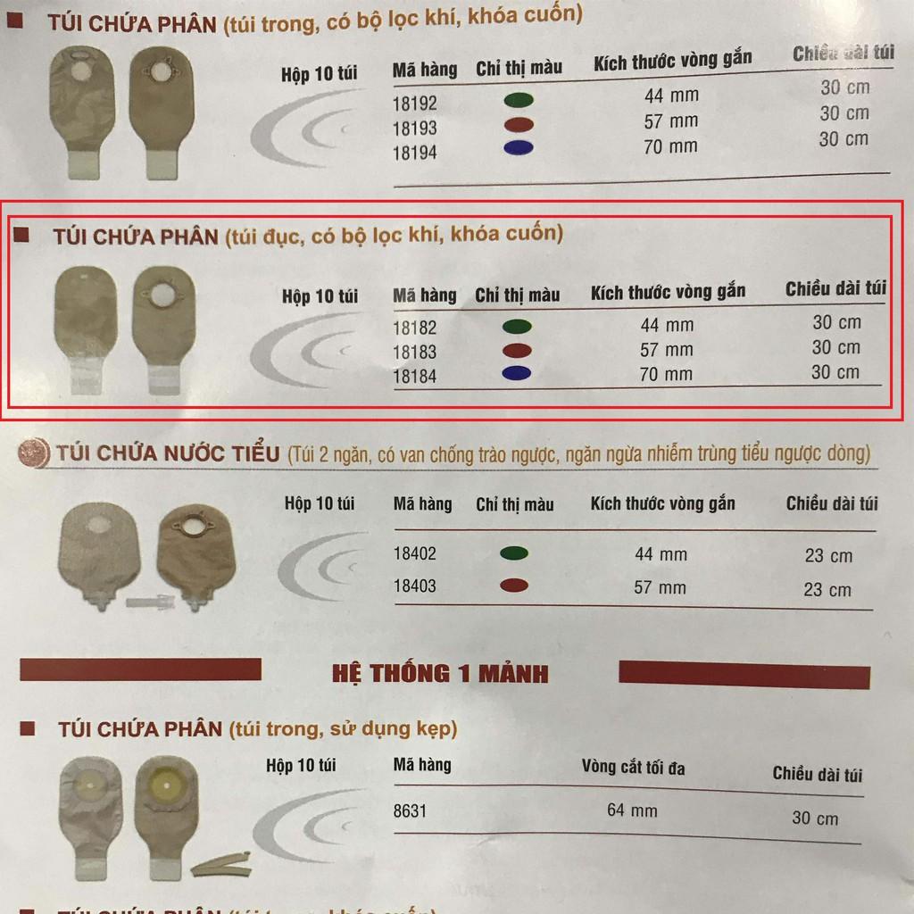 Túi Hậu Môn Nhân Tạo- Hollister 18182 / 18183 / 18184, Túi Phân -VT0530