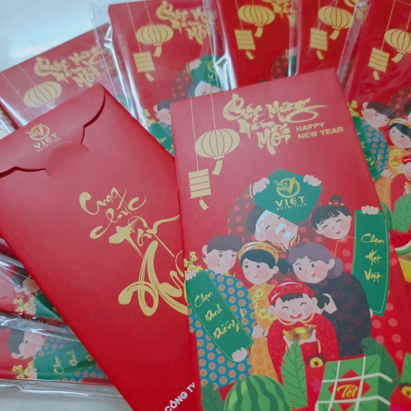 Bao lì xì Tết Vietnut xấp 5 bao