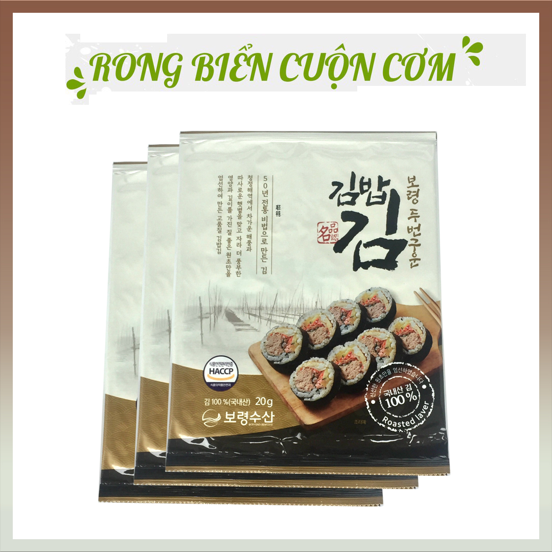 Rong biển Hàn Quốc 10 lá /Sushi/kimbap
